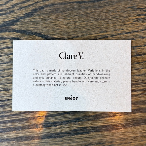 Clare V Grande Fanny Black/Cream Woven Checker Crossbody Bag Gorgeous w/dustbag - Picture 17 of 17